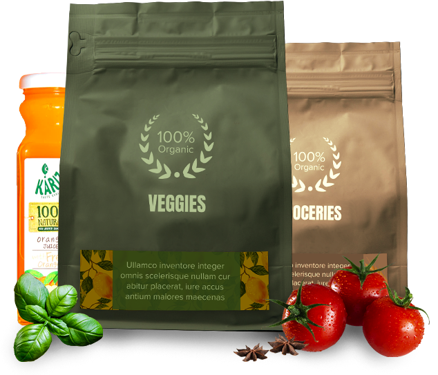 Home organic products hero