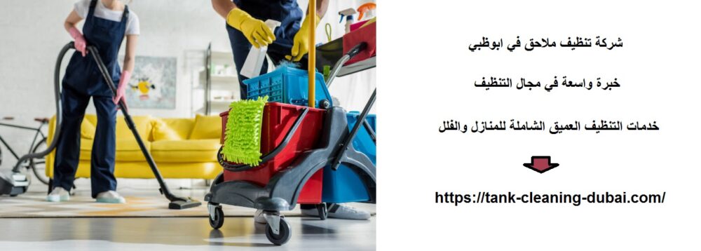 شركة تنظيف ملاحق في ابوظبي